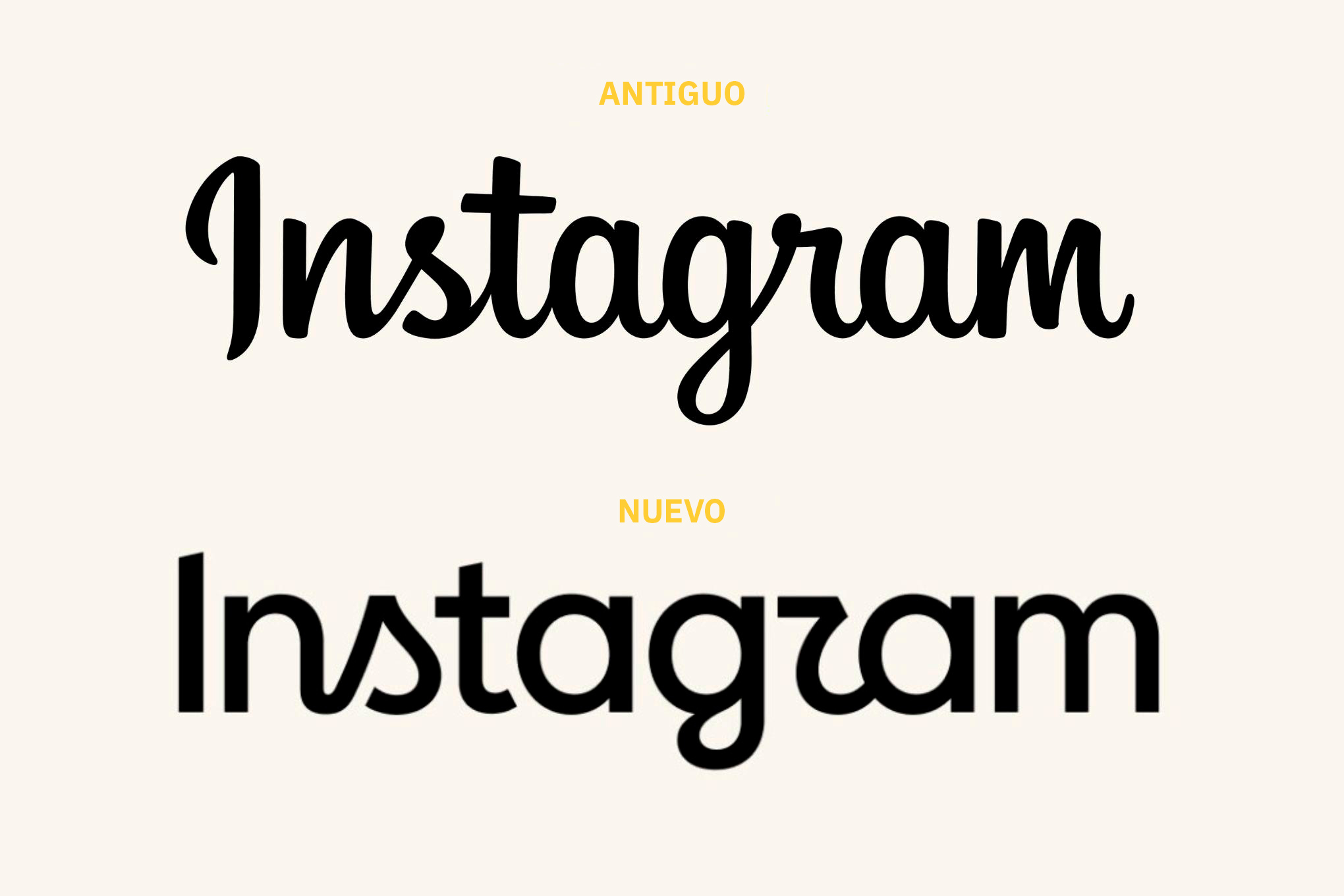 Instagram cambió su wordmark después de 10 años y casi nadie parece estar feliz