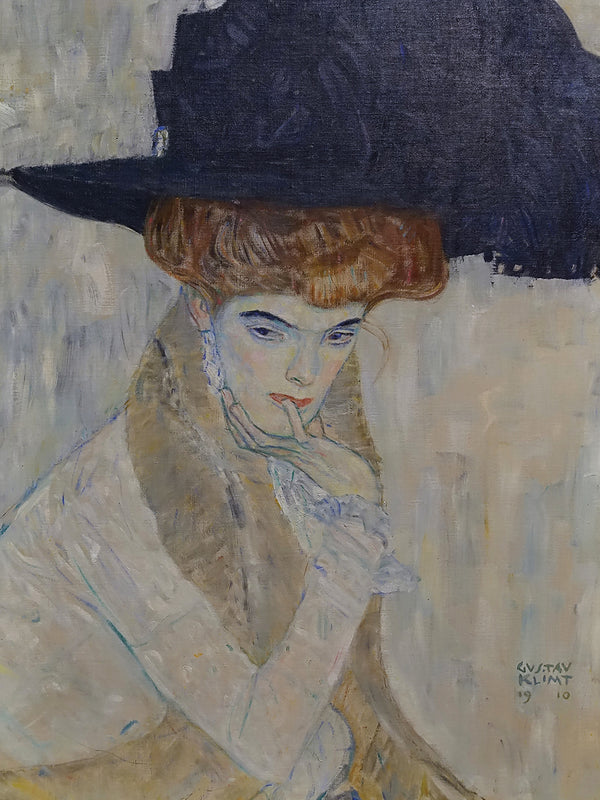 El sombrero de plumas negras (1910) de Gustav Klimt | Lienzo de Bellas Artes – Fineartcanvas.com