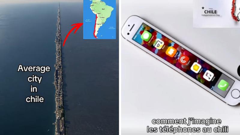 Chile se convierte en meme mundial: internet acaba de descubrir que somos ridículamente largos
